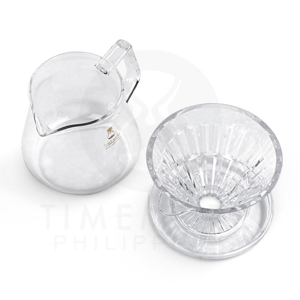 TIMEMORE 360ml Server PC Dripper 01 Filter Paper 01 100 Pcs Bundle