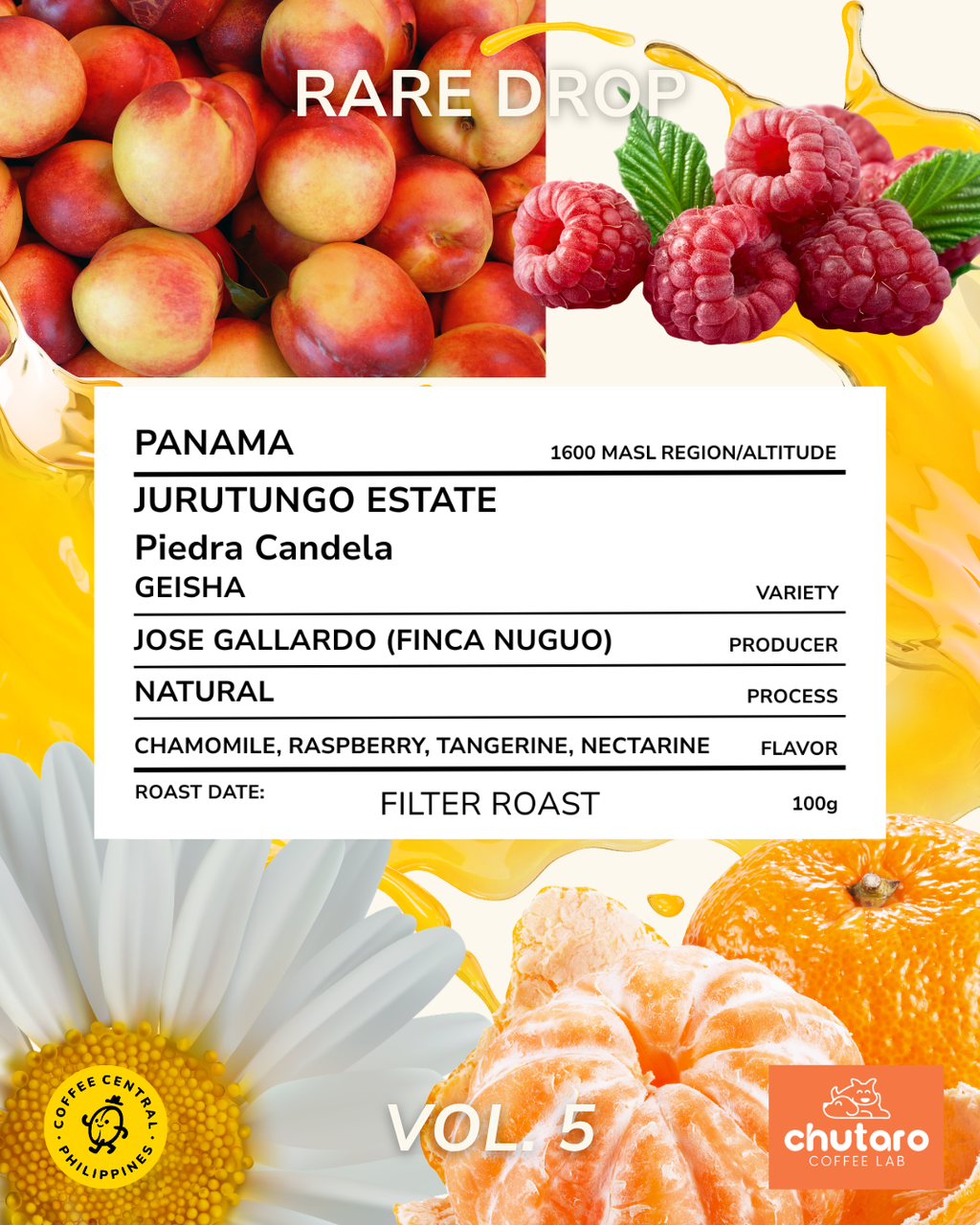 [PRE-ORDER] PANAMA - JURUTUNGO ESTATE - GEISHA NATURAL 100g