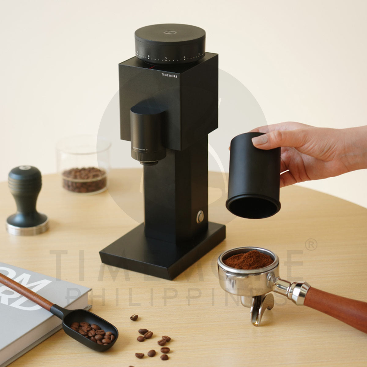 TIMEMORE BRICKS 01S Electric Coffee Grinder for Espresso and Pour Over