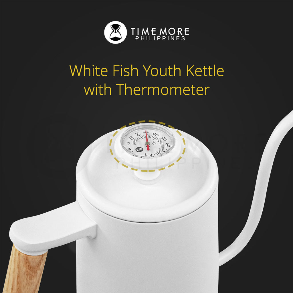 Fish Youth New Pour-Over Kettle 600ml + Thermometer