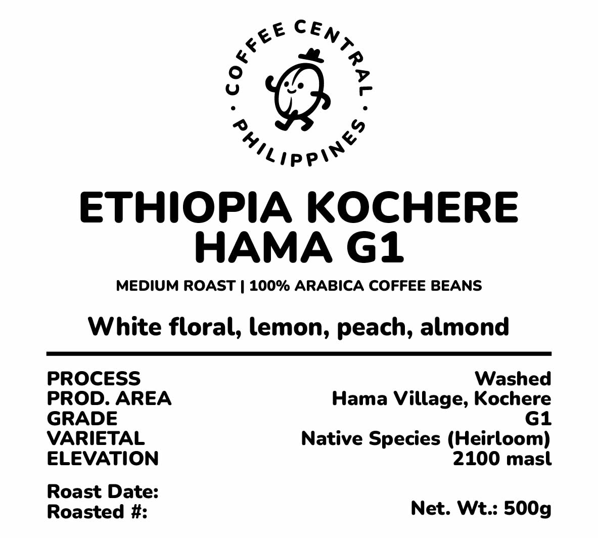 Ethiopia Kochere Hama G1 (Single Origin)