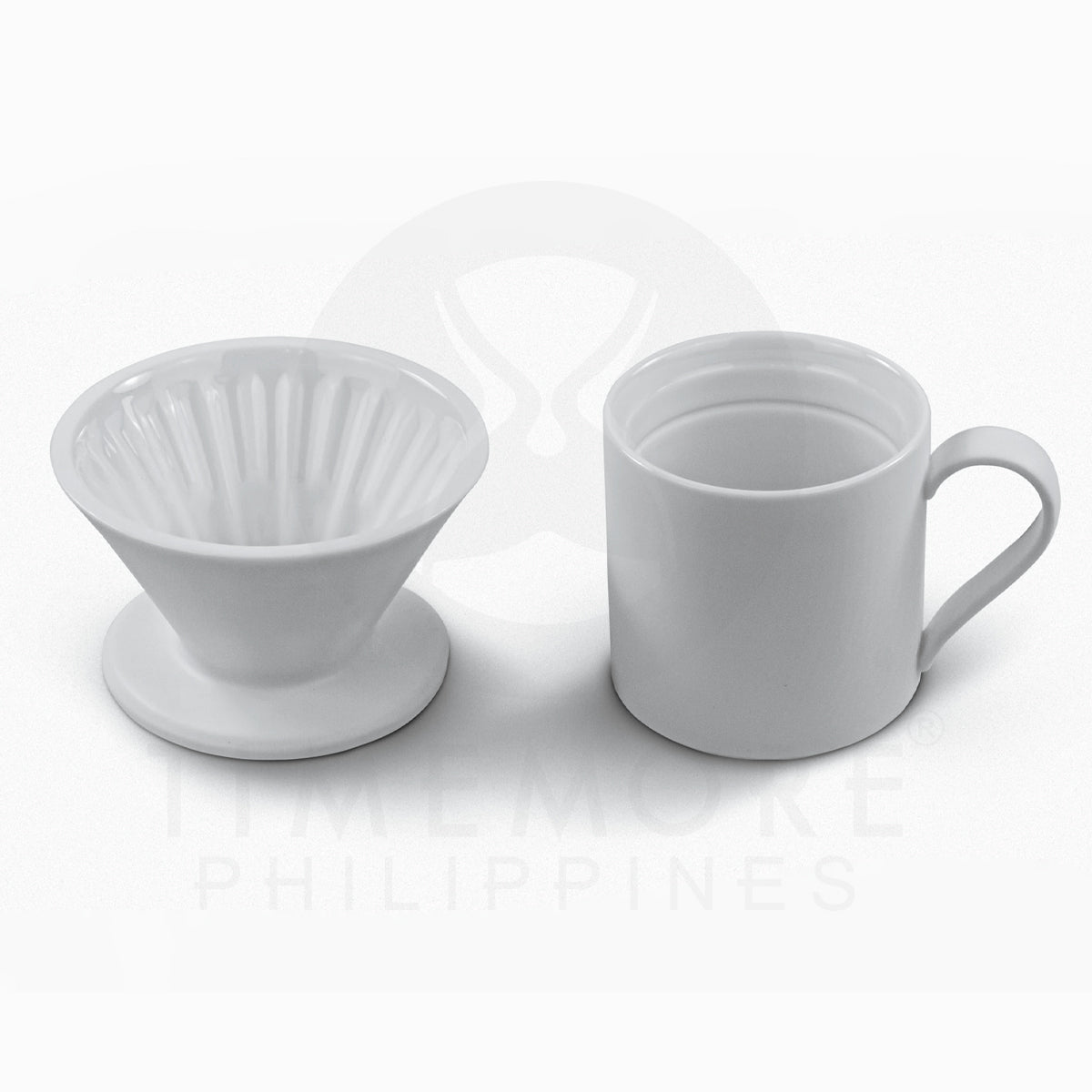 TIMEMORE Ceramic Coffee Dripper 01 with Drip Cup