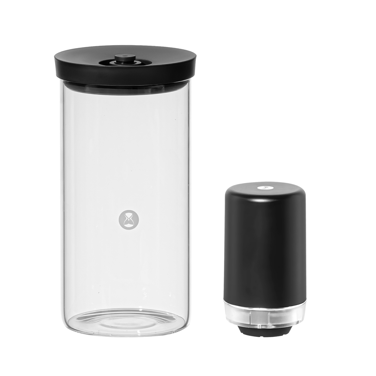 TIMEMORE Coffee Vacuum Canister 400ml 800ml 1200ml Black White Lid