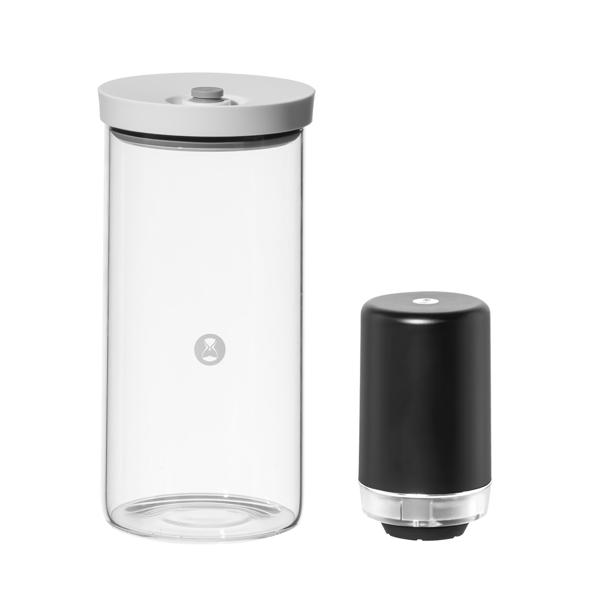 TIMEMORE Coffee Vacuum Canister 400ml 800ml 1200ml Black White Lid